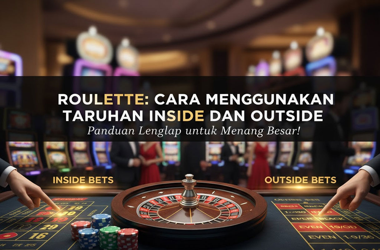 Roulette: Cara Menggunakan Taruhan Inside dan Outside